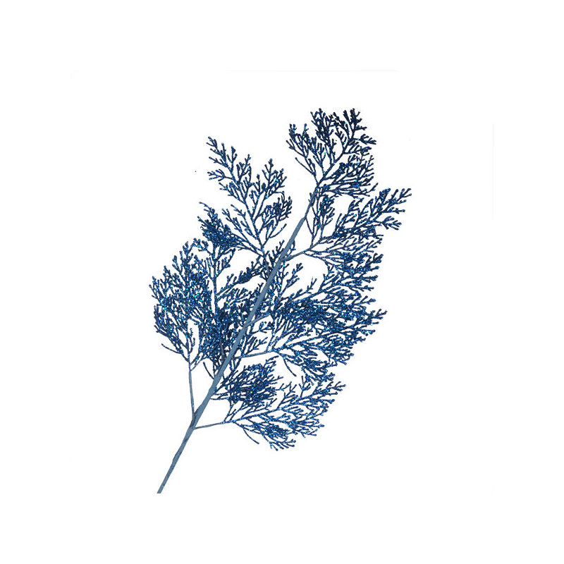 70cm Fern Branch, Blue