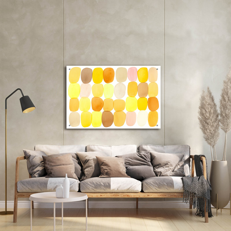  «Sun Dappled» par Simone Christen, art mural en verre acrylique, 36 po x 24 po