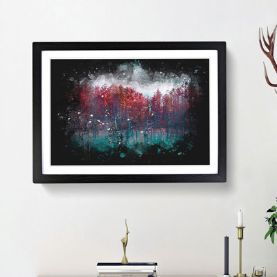 Blue Pond in Hokkaido Japan - Picture Frame Painting Print