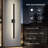 Black Aluminum Linear Dimmable LED Outdoor Wall Sconce-1323036218