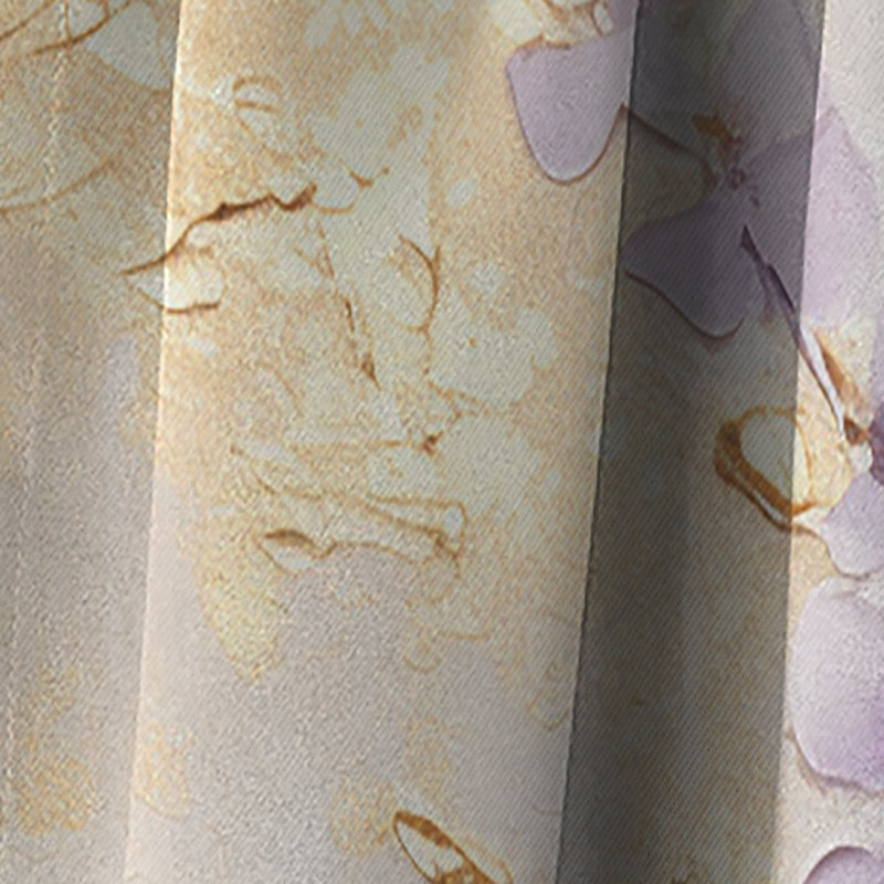 Rideau occultant mauve violette et mauve violette et mauve violette - 1 panneaux, L 52 po x L 108 po