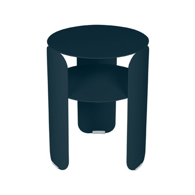 BeBop Round Metal Outdoor Side Table , 14'' in. W 14'' in. D