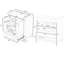 Base de meuble-lavabo simple 29,5 po seulement en vert
