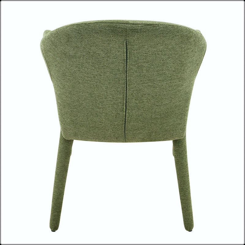 Ensemble de 2 chaises en tissu Boucle, Green, Green, Green