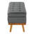 Boyu Polyester Blend Upholstered Storage Bench-2142374511