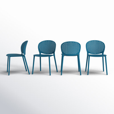 Iben Stackable Patio Side Chair