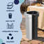 Poubelle et poubelle de recyclage en carton ondulé jetable classique classique 25 gallons Fleur (ensemble de 2)-119409364