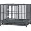 Cage en métal robuste pour chenil