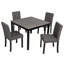 Ensemble de table de salle à manger pour 4 personnes avec chaises