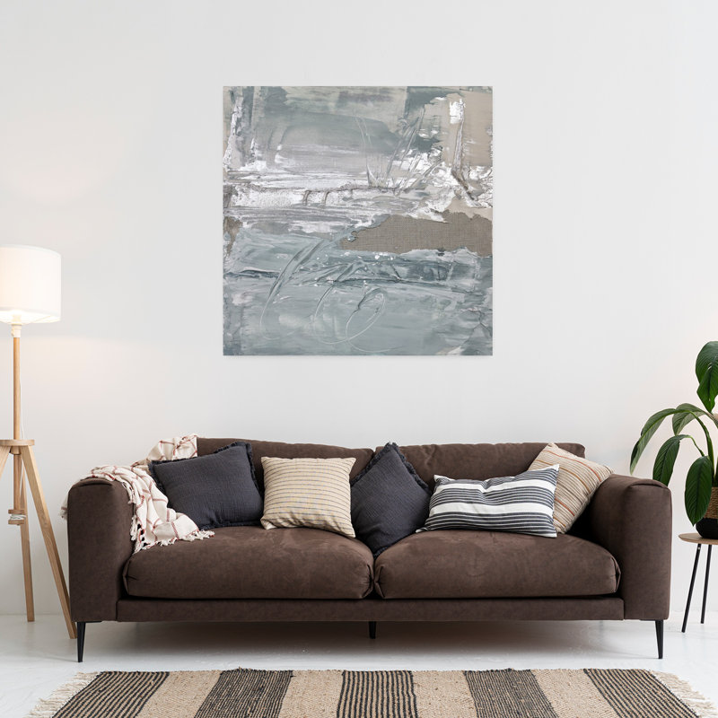 Art contemporain, art contemporain minimaliste abstrait, H 36 po x l 36 po