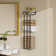 Towel Racks Wall Mounted For Rolled Towels, Single 3 Bar Towel Storage For Bathroom   