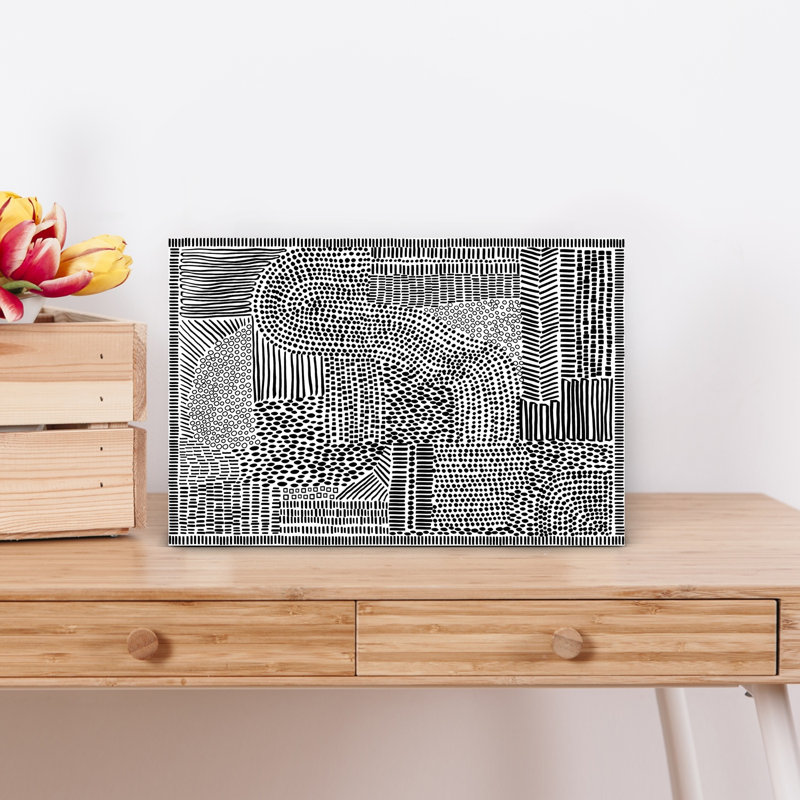 Print, 45.72 cm H x 30.48 cm W, White/Black