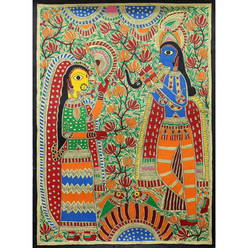 " Devoted Radha And Krishna " by Devendra Kumar Jha