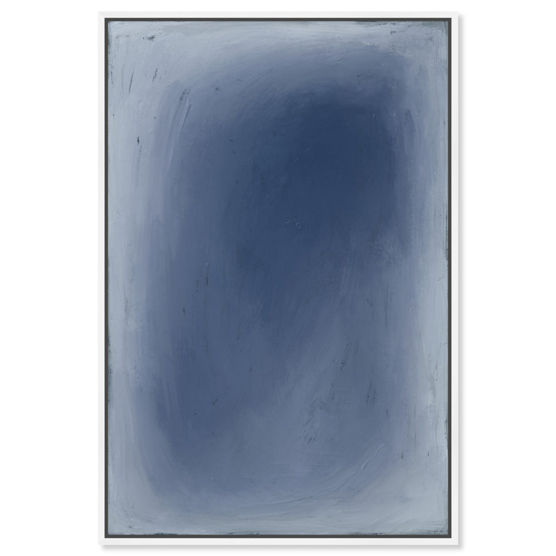 Blue Aura Print by Oliver Gal, 16" H x 11" W, White Floater Frame