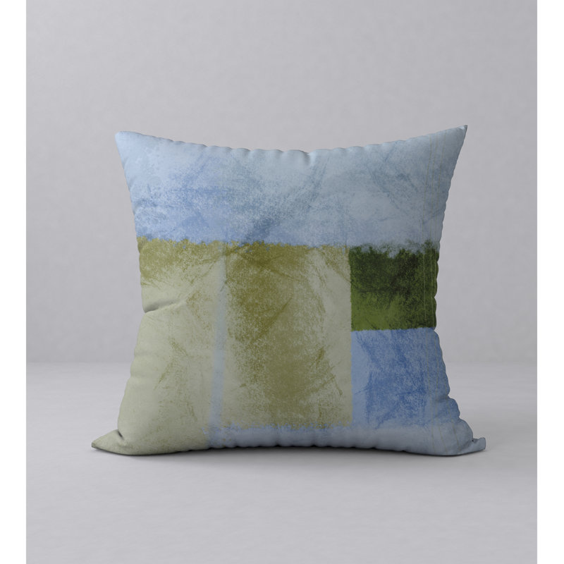 Magnifique housse de coussin carrée de forme unique Lynton, 20 po x 20 po