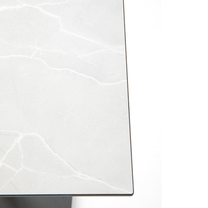 Plateau de table en HPL avec rails Grosfillex, H 0,39 po x L 48 po x l 32 po, Blanc