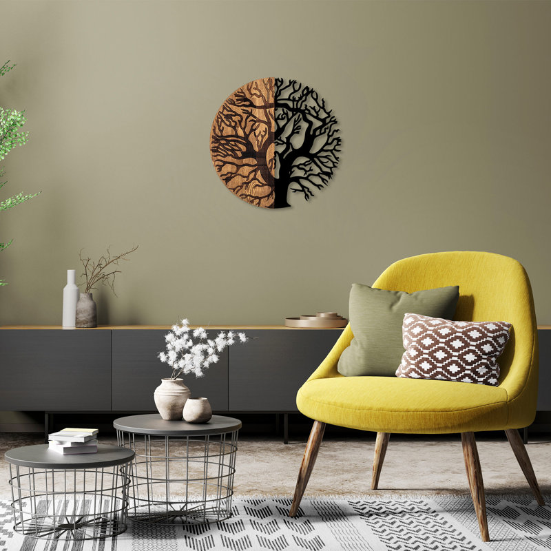 Décoration murale en bois