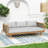 Outdoor Teak Patio Daybed with Cushions-1499128675