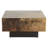 Luler 35" Coffee Table In Oxidized Copper