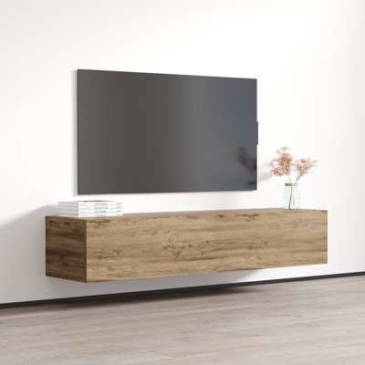Fly Modular Modern Floating Wall Mounted TV Stand for TVs up to 70"