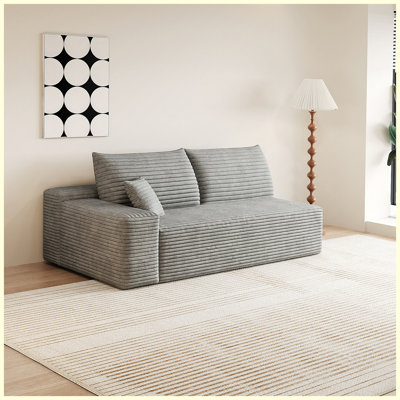 Grey Modular Sofa, Modern Living Room Furniture