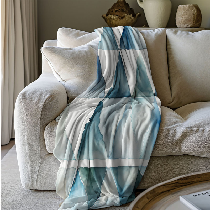 Geometric Flow - 1 Piece Premium Blanket, 50" W x 60" L
