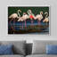 Flamants roses vibrantes, safari et jungle-93629611-93629613