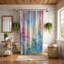 Rideau de douche standard 1 pièce Soft Rainbow Dreams-989533284