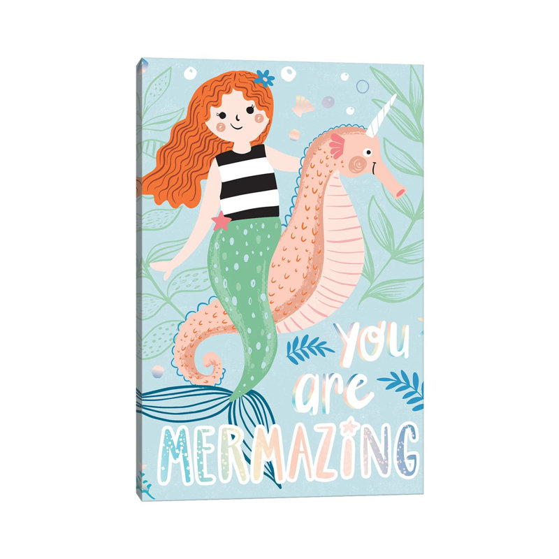 Fairy Tale Fun 1 Piece Wrapped Canvas Wall Art, 20.32 cm H x 30.48 cm W x 1.91 cm D