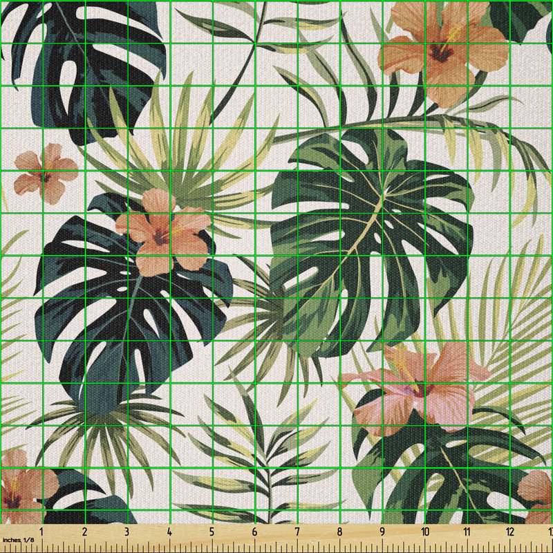Debraha Tropical Flowers in Life Multi-Purpose Fabric