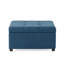 Gaufres modernes avec intérieur spacieux - rangement tendance bleu marine d'une hauteur élégante de 18,5 po