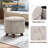 Storage Ottoman With Padded Seat, Modern Cotton-Linen Footrest, Round Stool For Living Room Bedroom-2106313418