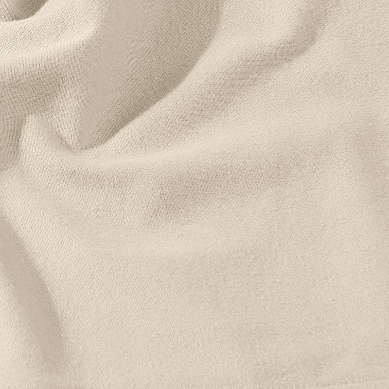 Drap-housse en flanelle de coton, Drap-housse pour lit simple TG, Sable