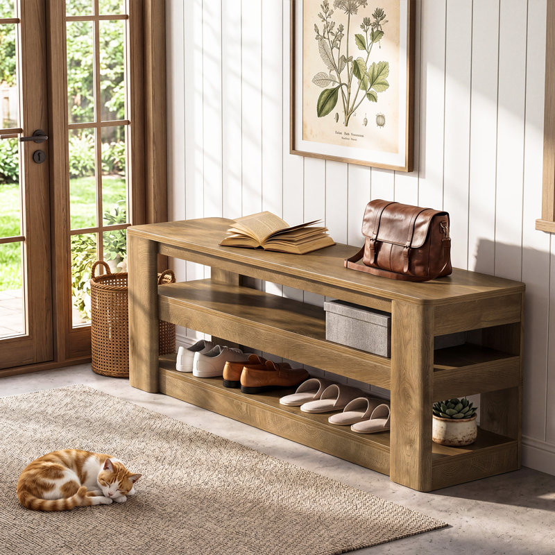 3-Tier Shoe Rack Bench
