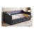 Vadys Daybed With 2 Drawers, 2-tier Shelf, Usb Ports And Led Light-2018395608