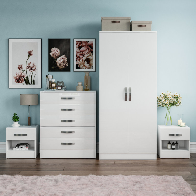 Arkadij Piece Bedroom Set, White