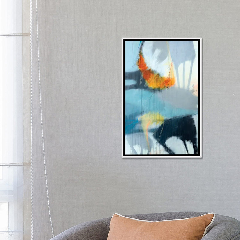 « shadows » par sidsel brix-reproduction d’art, Toile blanche encadrée, H 26 po x l 18 po x 1,5 po