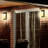 Plastic LED Flush Mounted Sconce Set of2