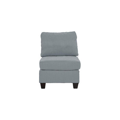 Chaise sans accoudoirs en tissu 1pc