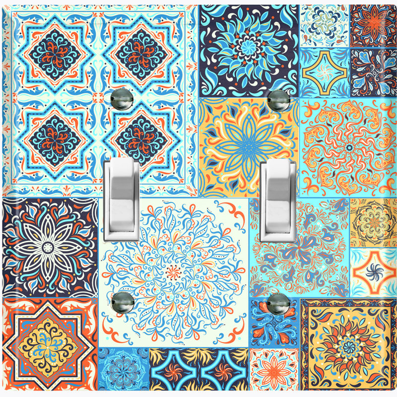 Patterned Toggle Light Switch Standard Wall Plate