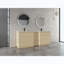 Meuble-lavabo autoportant de 92 pouces avec lavabo en céramique blanche et 1 petite armoire de rangement-1229994089-1229994083