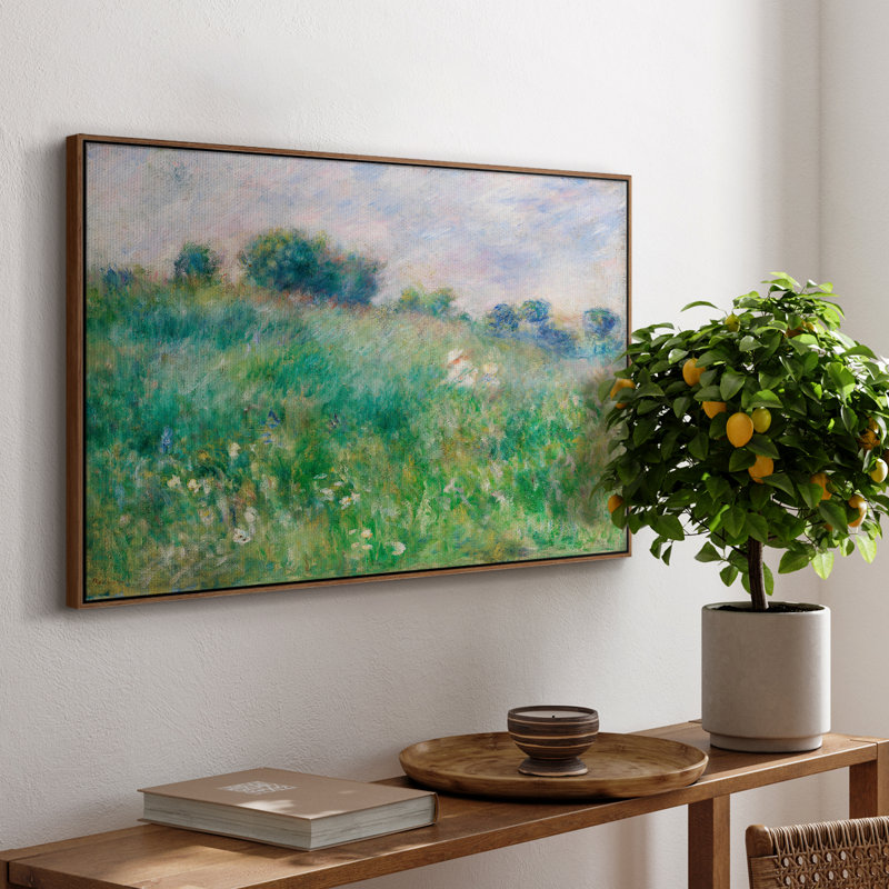 «Vintage Landscape - XXIX» sur toile, Noyer, H 25 po x l 37 po