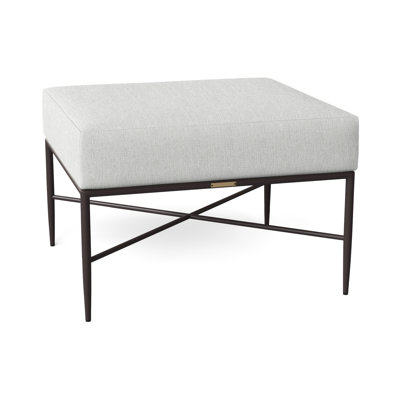 Repose-pieds d'extérieur avec coussin Carmel