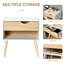 Glostrup 50cm W Particle Board Bedside Table