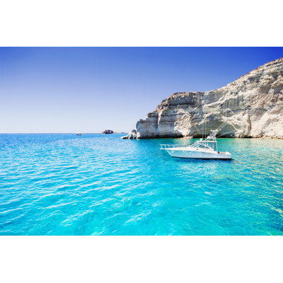 Beautiful Bay In Greece - Wrapped Canvas Print