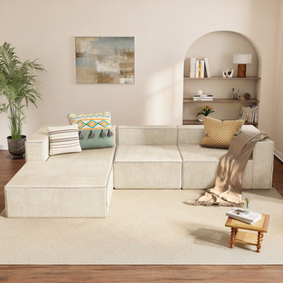 68" Luxury Chenille Compression Chaise Lounge No Assembly Required by Wrought Studio