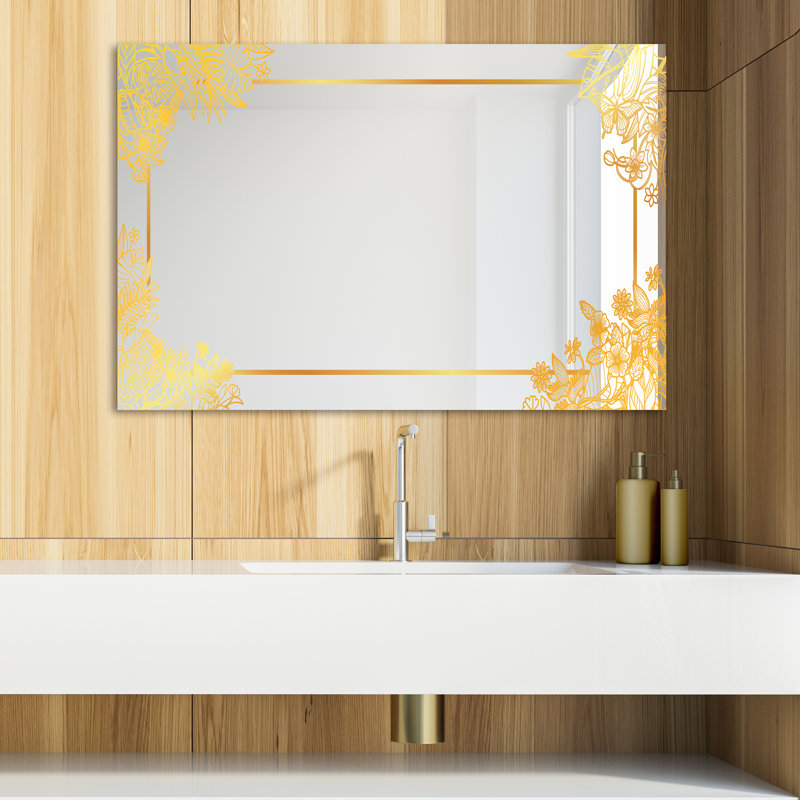 Miroir de salle de bain Capital Botanical Bliss Glam, H 29,5 po x l 39,4 po