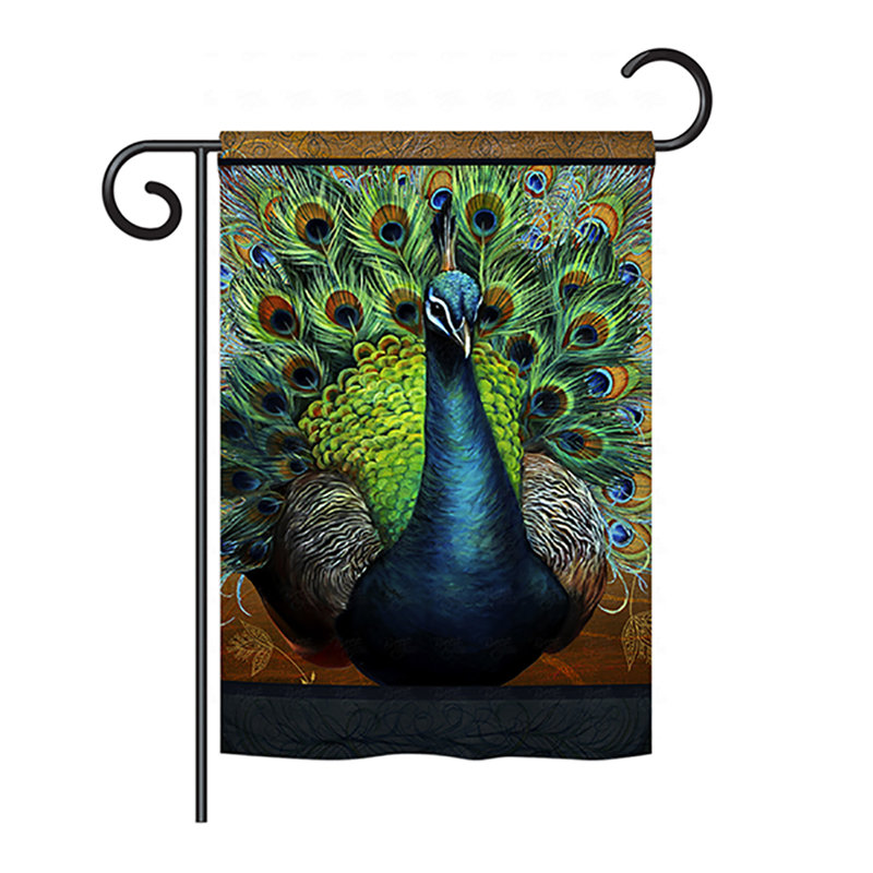 Drapeau de maison en polyester 2 faces Salon Royale IV, H 18,5 po x l 13 po