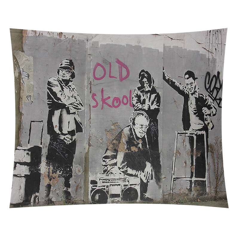 Polyester Tapestry, 88" H x 104" W x 1" D
