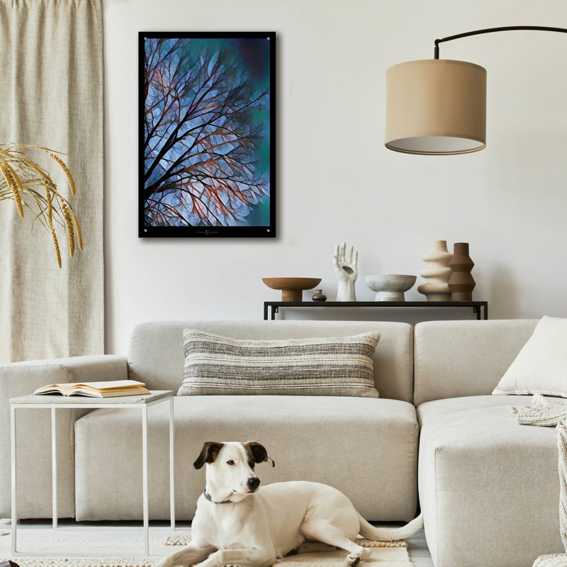 «Early Evening Tree» par Tim Nyberg, H 36 po x l 24 po x P 0,2 po